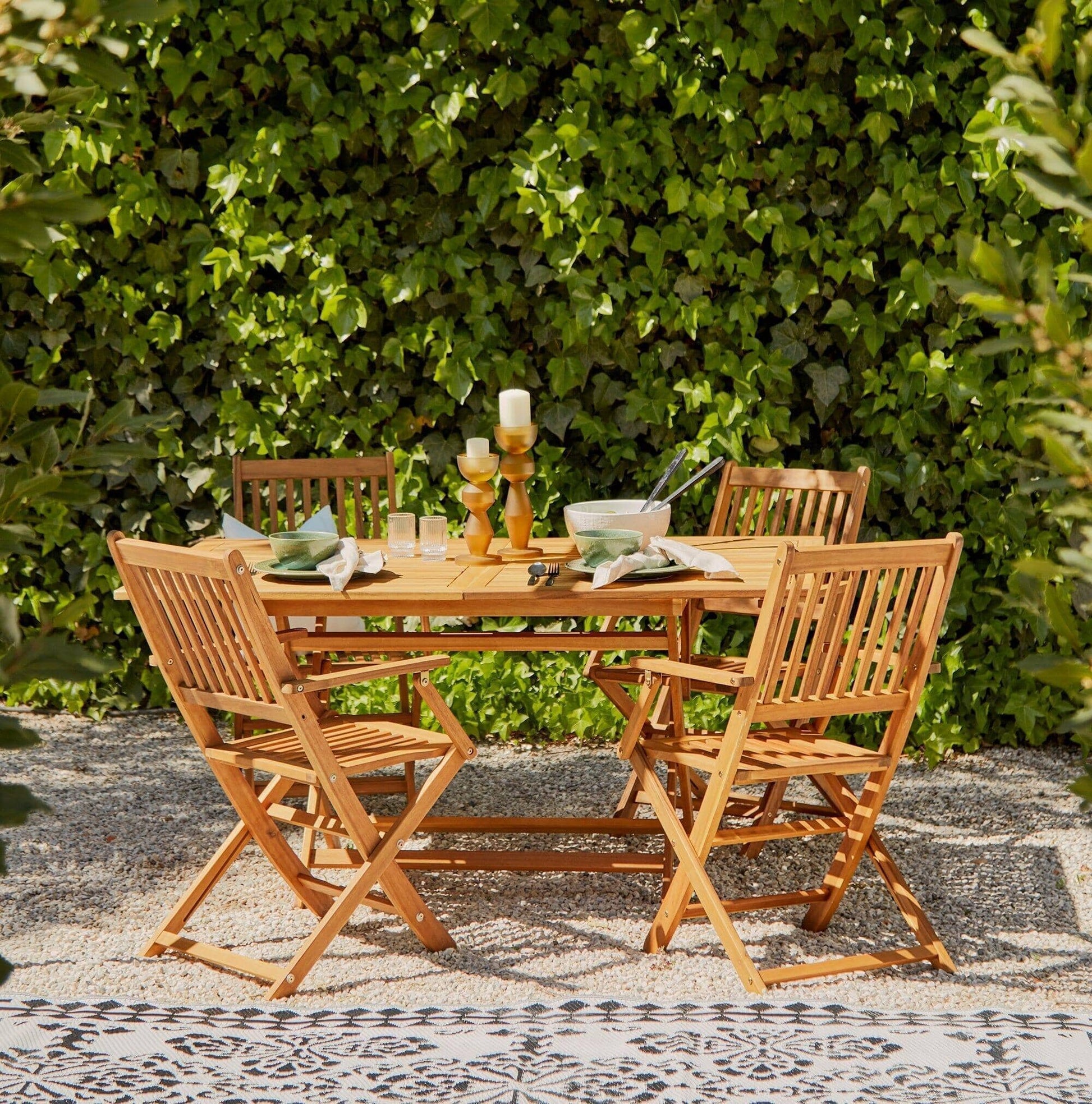 Wooden Outdoor Dining Set