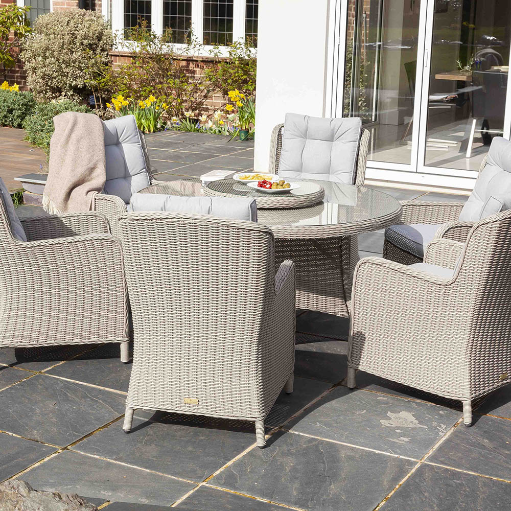 Compact Balcony Friendly Rattan Dining Set