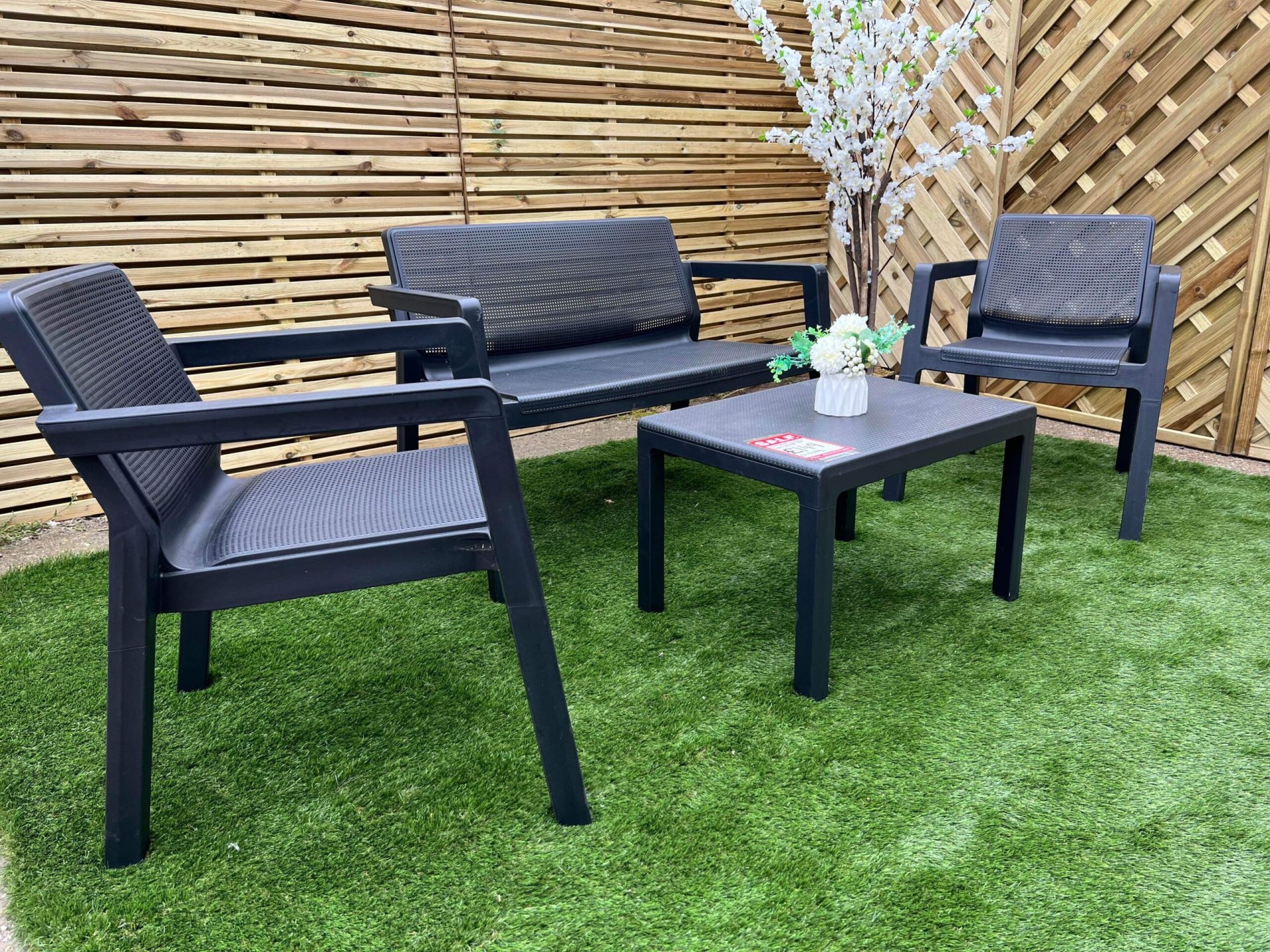 Plastic Garden Furniture Set