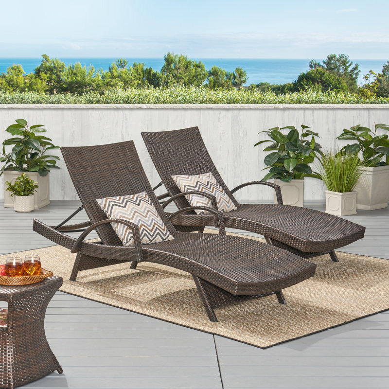 Rattan Lounge Chair or Sun Lounger