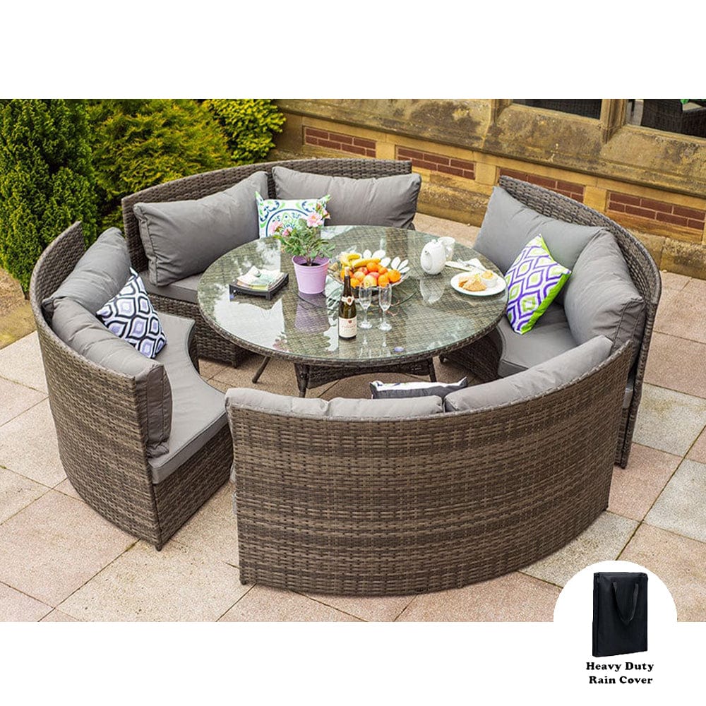 Outdoor Rattan Dining Table