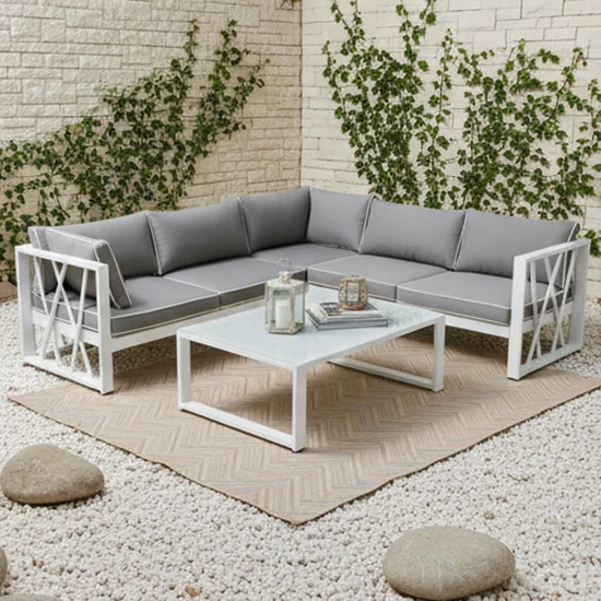 Aluminum Frame Modular Patio Sofa