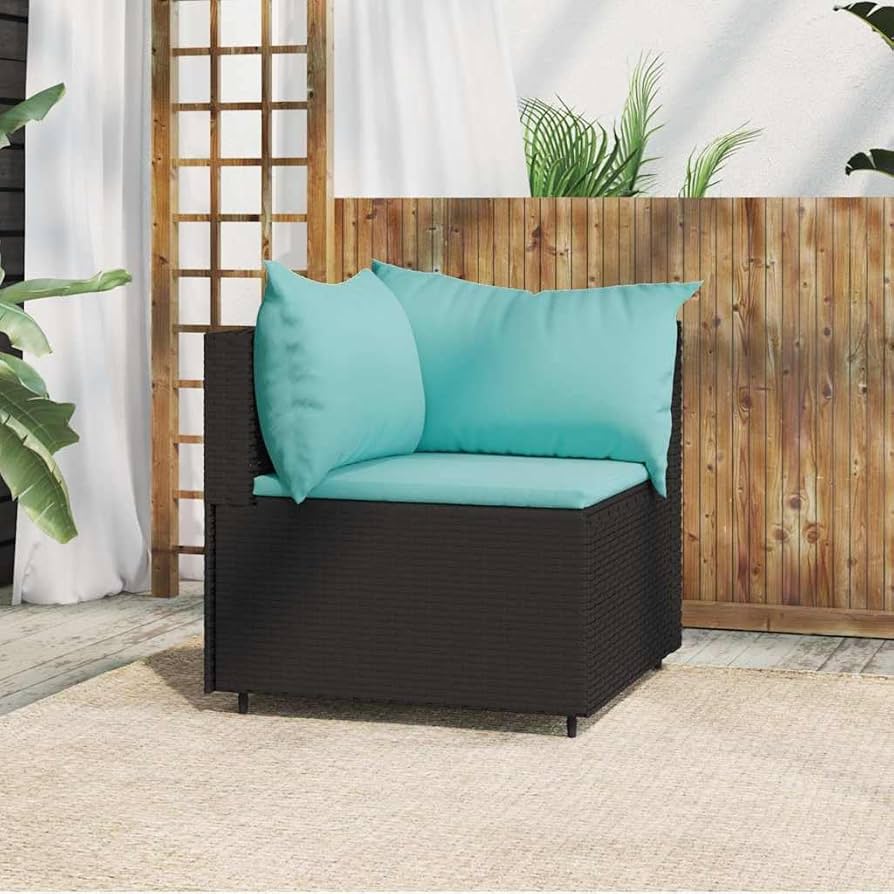 Compact Balcony Rattan Corner Set