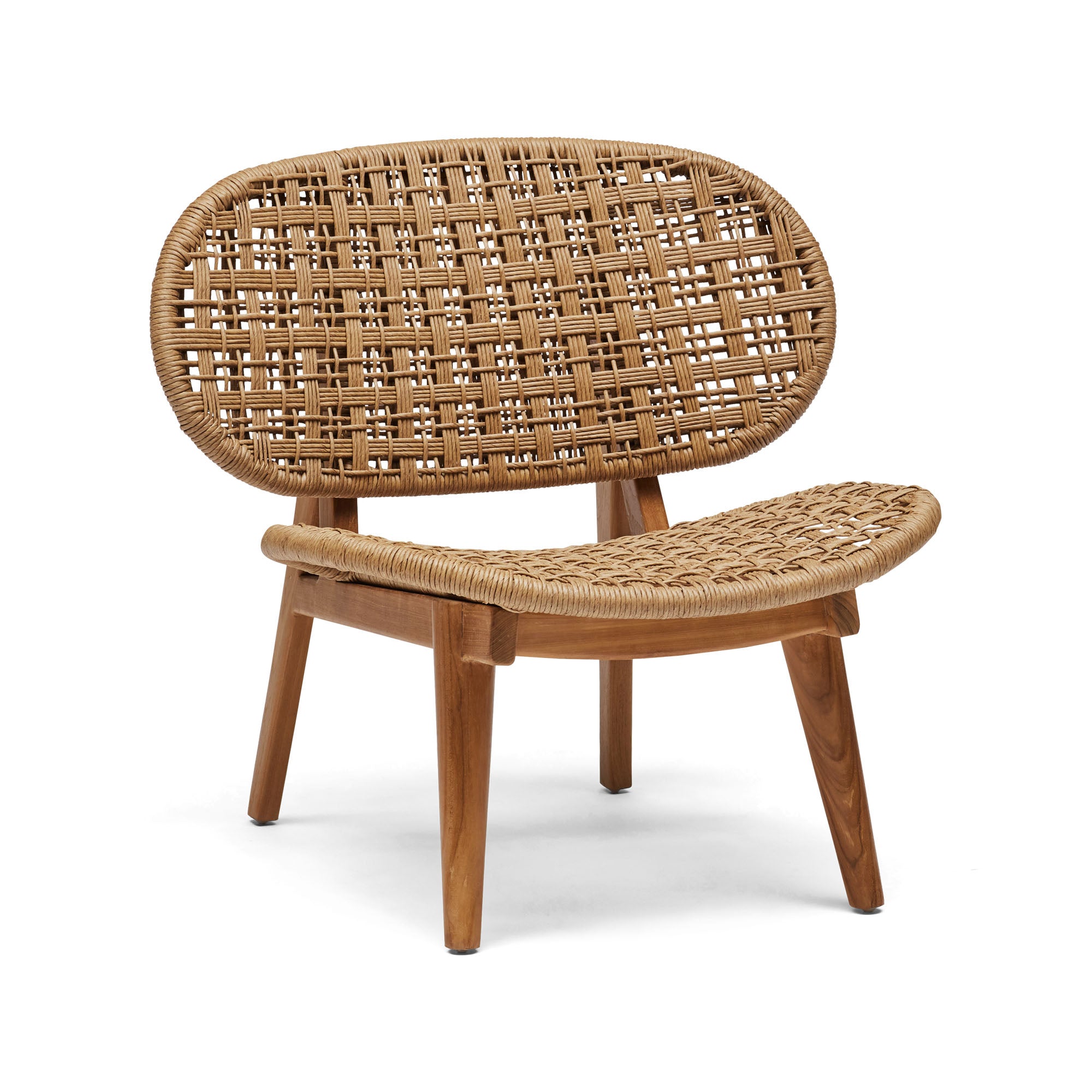 Classic Natural Rattan Lounge Chair