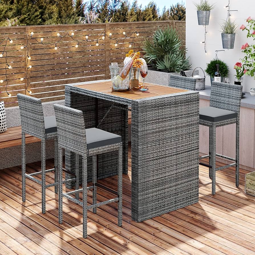 Bar Height Outdoor Dining Set