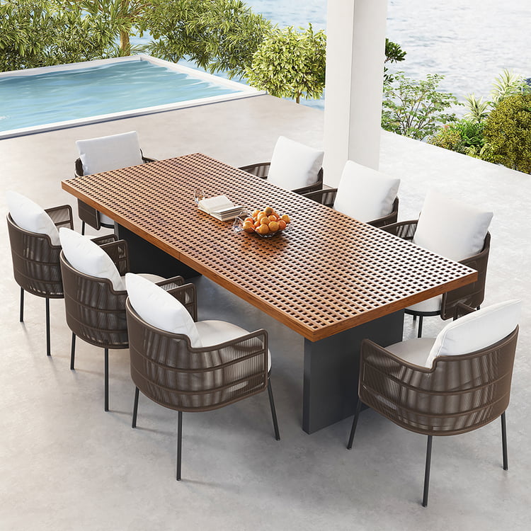 Luxury Rattan Dining Set