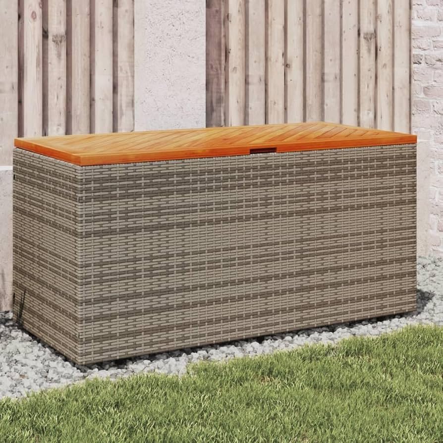 Rattan storage box