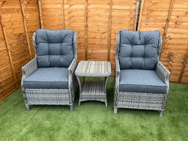 Cushioned Luxury Rattan Lounge Armchair