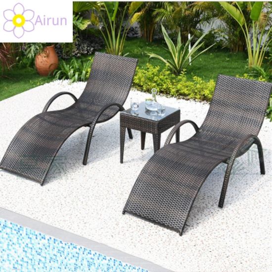 Luxury Rattan Poolside Lounger