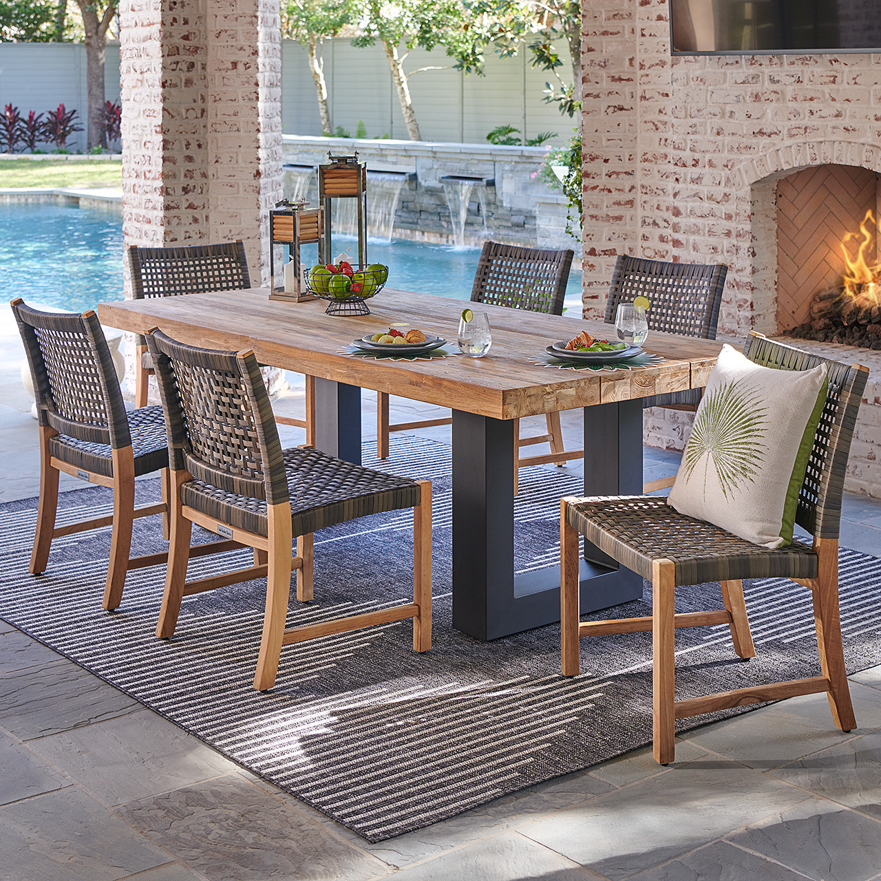Wicker Dining Set