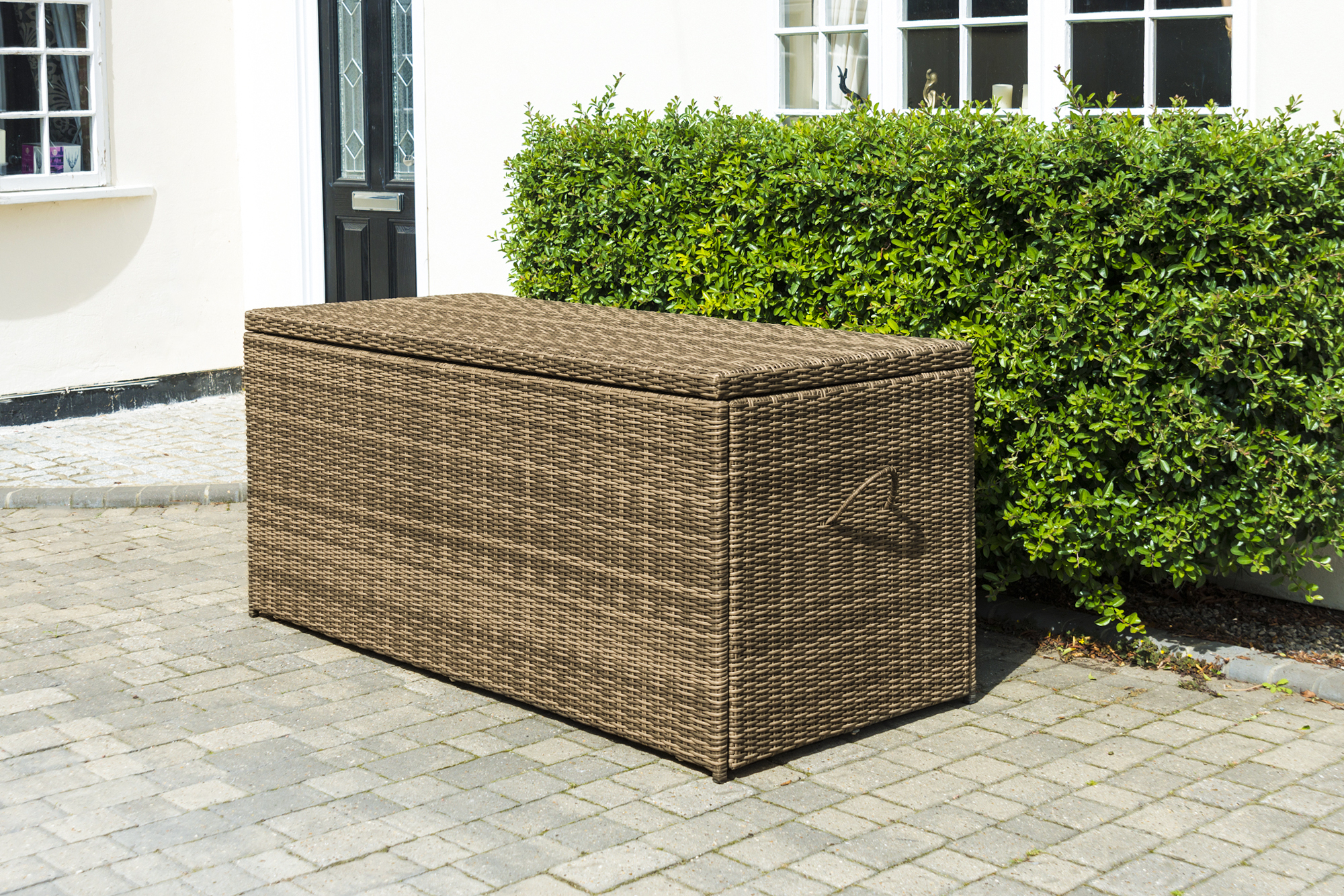 Rattan Garden Storage Boxes