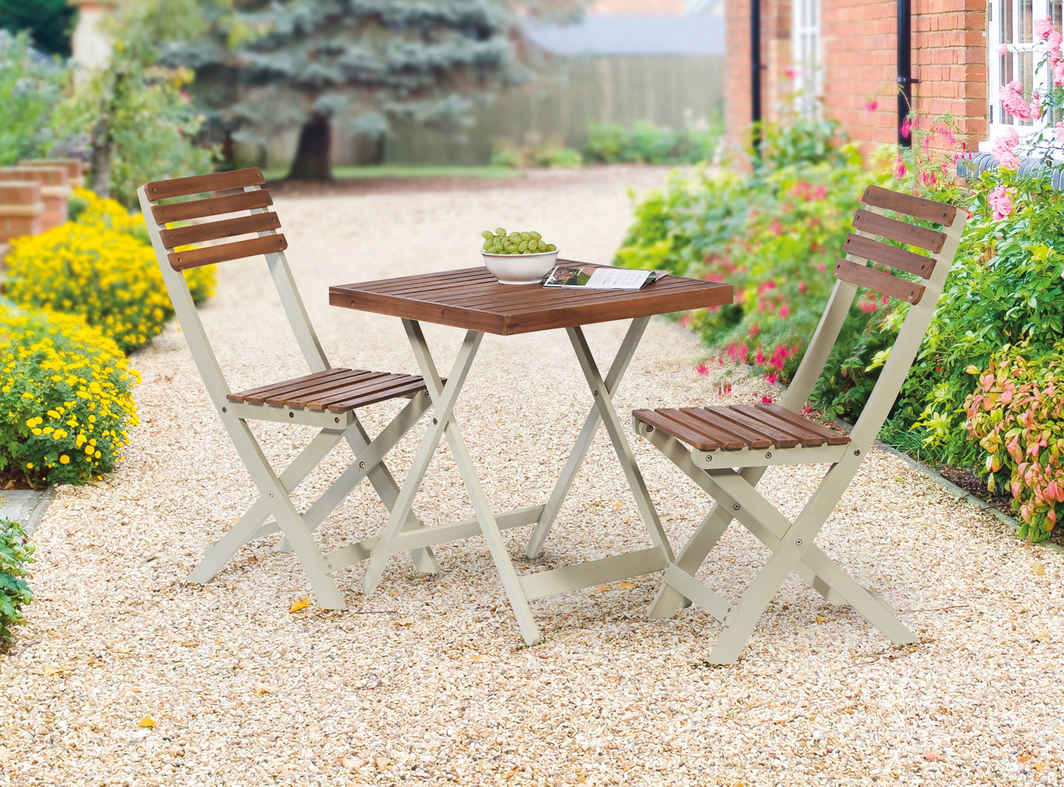 Wooden Bistro Set