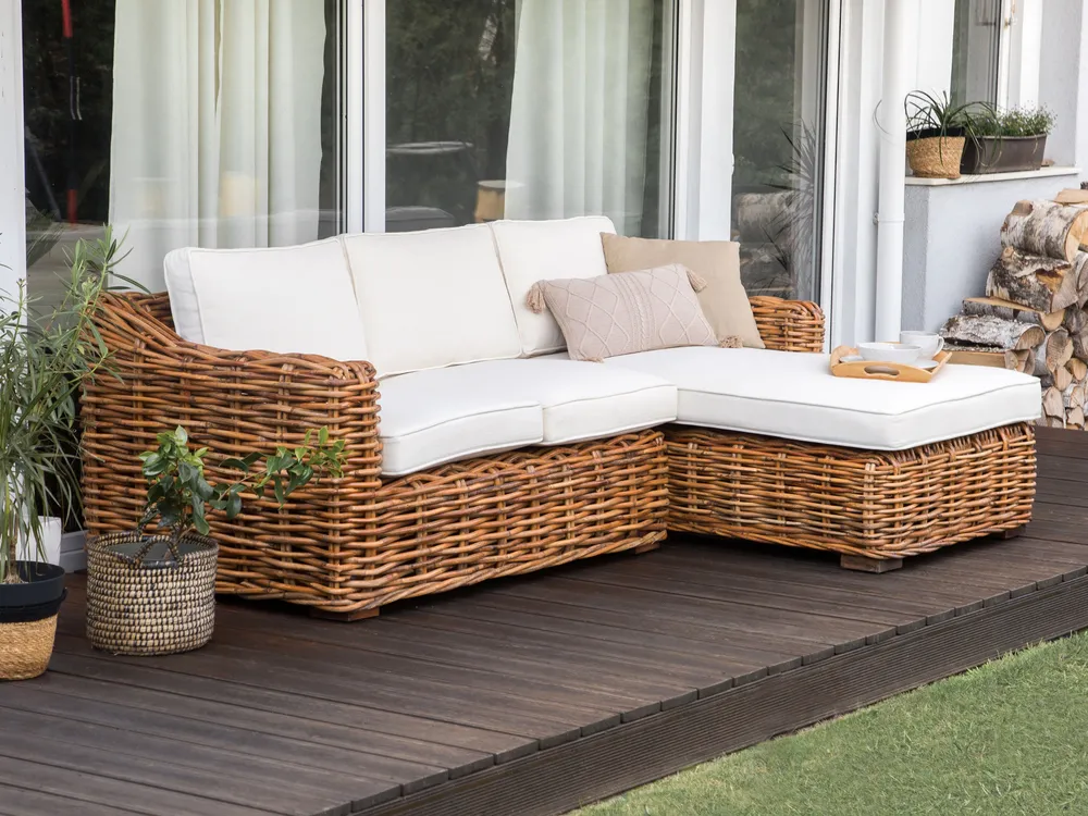 Corner Style Rattan Lounge Sofa