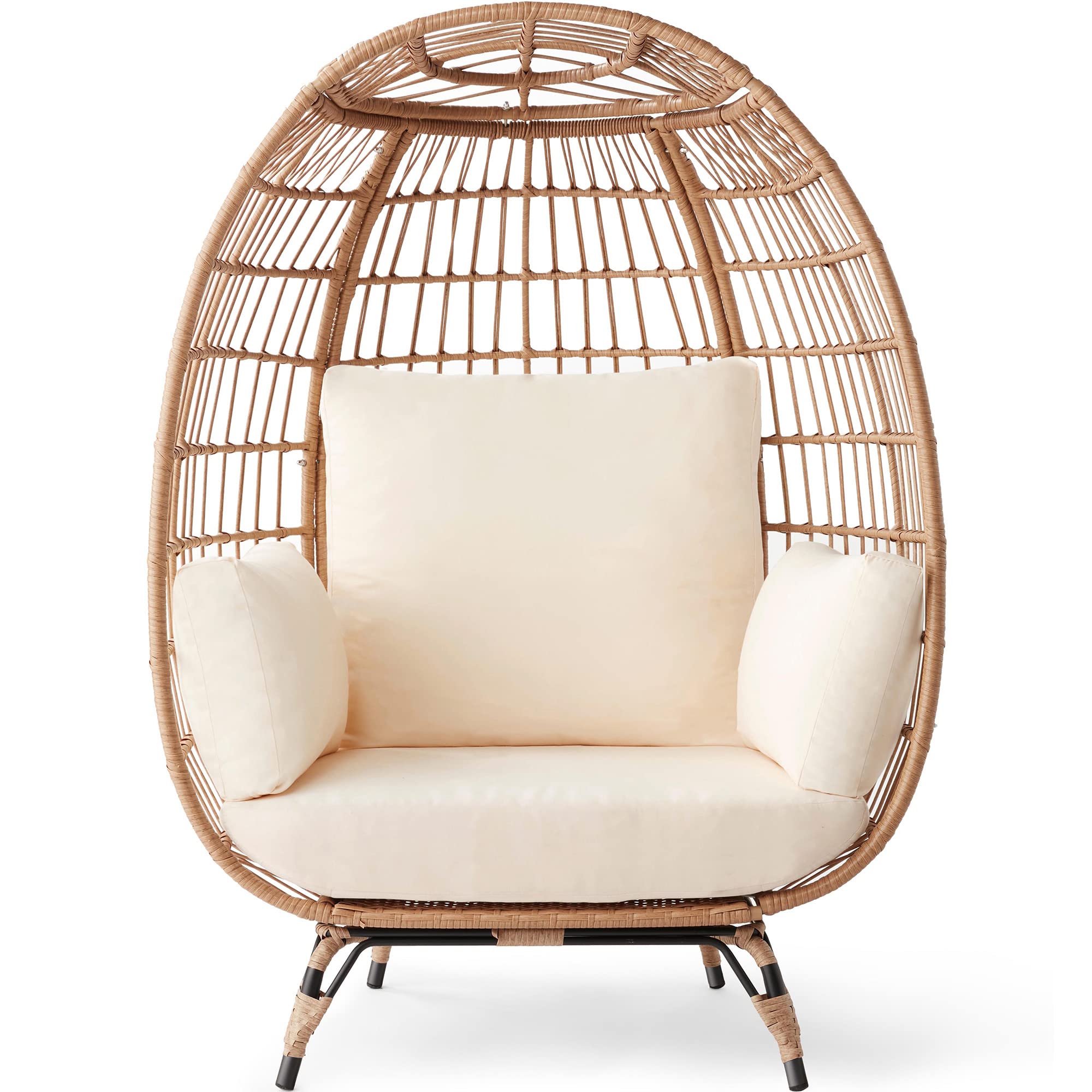 Wicker Egg Chair for Statement Design